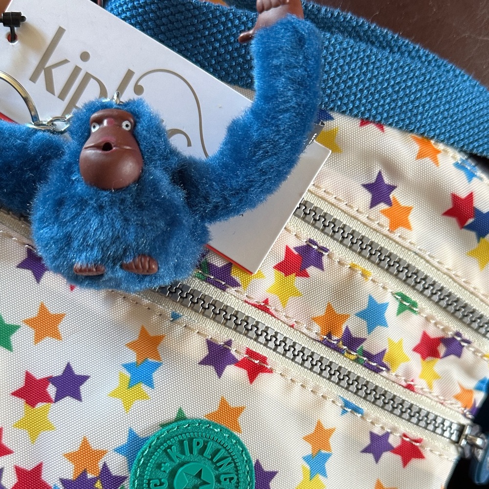 Kipling Multicolor Star Print Crossbody Bag - Picture 3 of 3